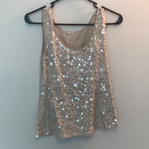 Size XXS J. Crew sequin tank top